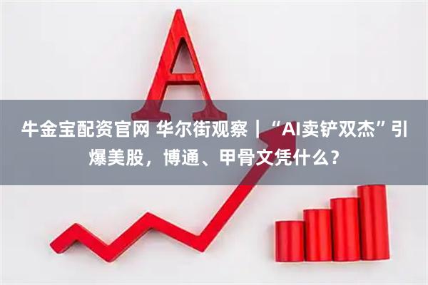 牛金宝配资官网 华尔街观察｜“AI卖铲双杰”引爆美股，博通、甲骨文凭什么？